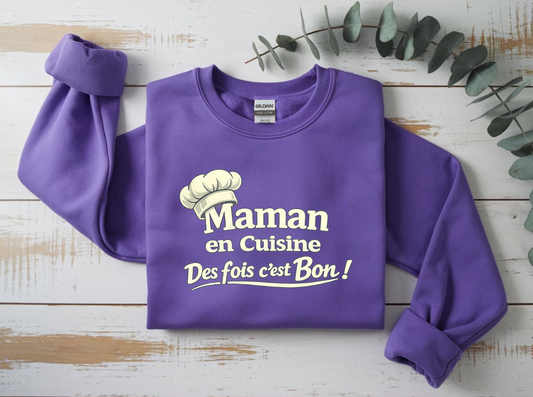 Maman en cuisine